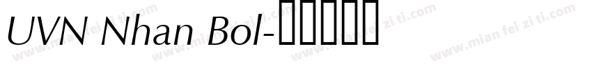 UVN Nhan Bol字体转换